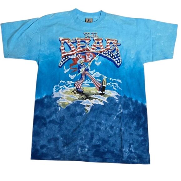 Liquid Blue Other - VINTAGE Y2K Liquid Blue Grateful Dead Wave That Flag Summer 2004 blue t-shirt L